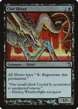 Clot Sliver FOIL Premium Deck Series: Slivers PLD Black Common MTG CARD ABUGames - Image 1