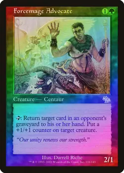 Forcemage Advocate FOIL Judgment PLD Green Uncommon MAGIC MTG CARD ABUGames - Image 1