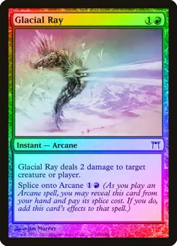 Glacial Ray FOIL Champions of Kamigawa PLD Red Common MAGIC MTG CARD ABUGames - Image 1