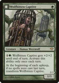 Wolfbitten Captive / Krallenhorde Killer Dark Ascension NM Rare CARD ABUGames - Image 1