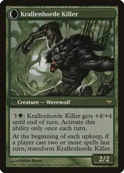 Wolfbitten Captive / Krallenhorde Killer Dark Ascension NM Rare CARD ABUGames - Image 2