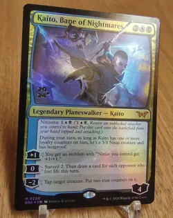 FOIL Prerelease KAITO, BANE OF NIGHTMARES mtg NM Duskmourn Mythic - Image 3