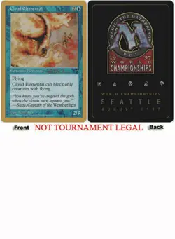 Cloud Elemental (Paul McCabe - 1997) World Championship PLD Common CARD ABUGames - Image 1