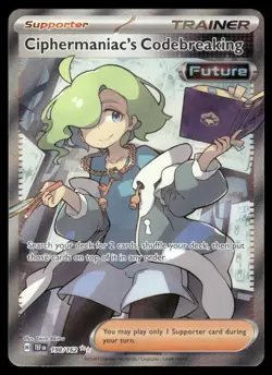 Pokemon Cards Ciphermaniac's Codebreaking 198/162 Temporal Forces Ultra Rare NM - Image 1