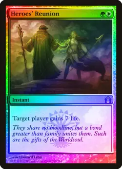Heroes' Reunion FOIL Return to Ravnica PLD White Green Uncommon CARD ABUGames - Image 1