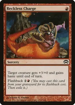 Reckless Charge Planechase 2009 NM Red Common MAGIC GATHERING CARD ABUGames - Image 1