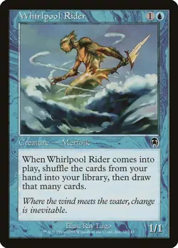 Whirlpool Rider Apocalypse NM Blue Common MAGIC THE GATHERING CARD ABUGames - Image 1