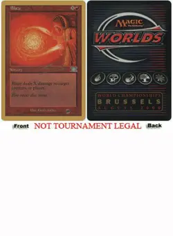 Blaze (Sideboard - Nicolas Labarre - 2000) World Championship PLD CARD ABUGames - Image 1