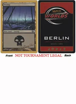 Swamp (8th Edition 340 - Wolfgang Eder - 2003) World Championship NM ABUGames - Image 1