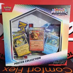 POKEMON TCG SCARLET & VIOLET PRISMATIC EVOLUTIONS POSTER COLLECTION *SEALED* - Image 1