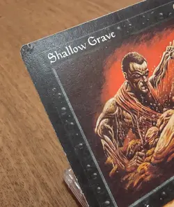SHALLOW GRAVE mtg HP w/ Corner Damage Mirage Rare (#Z125) - Image 4