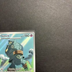 Golurk 123/086 NM – Illustration Rare Holo – 2025 Pokemon TCG S&V Black Bolt - Image 2