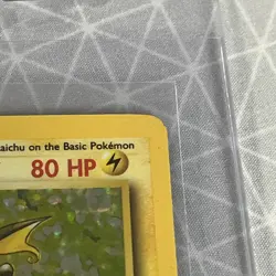 Pokemon TCG Base Set 2 Holo Unlimited Holo Rare Raichu 16/130 - Image 3