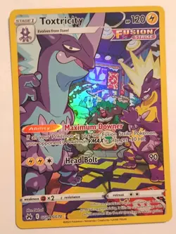 Pokemon Toxtricity GG09/GG70 Crown Zenith Full Art Holo Rare NM/Mint Condition - Image 1