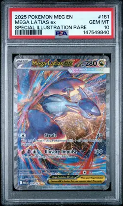 PSA 10 MEGA LATIAS EX 181/132 SPECIAL ILLUSTRATION RARE MEGA EVOLUTION POKEMON - Image 1