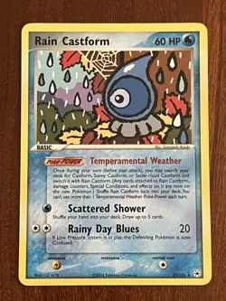 Rain Castform 23/101 Non Holo EX Hidden Legends Pokemon TCG - Image 1