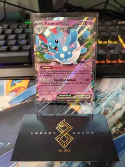 Azumarill ex 084/217 - Mega: Ascended Heroes Double Rare - Pokemon TCG (NM) - Image 1