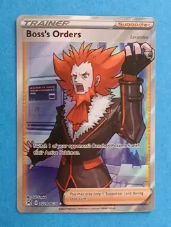 Pokemon Lost Origin Boss's Orders Lysandre TG24/TG30 Full Art Trainer Gallery - Image 2
