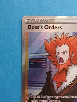Pokemon Lost Origin Boss's Orders Lysandre TG24/TG30 Full Art Trainer Gallery - Image 3