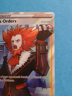 Pokemon Lost Origin Boss's Orders Lysandre TG24/TG30 Full Art Trainer Gallery - Image 4
