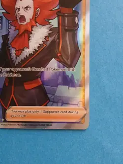 Pokemon Lost Origin Boss's Orders Lysandre TG24/TG30 Full Art Trainer Gallery - Image 5