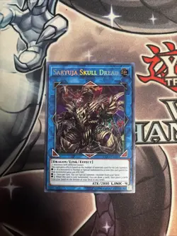 Yu-Gi-Oh! Saryuja Skull Dread Unlimited Secret Rare EXFO-EN048 VLP (CS) - Image 1