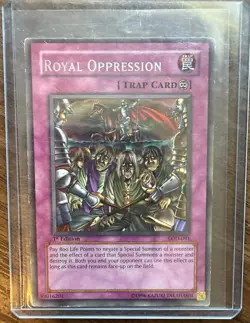 USA Seller Yugioh Royal Oppression LOD-091 Rare LP - Image 1