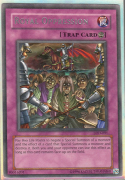 USA Seller Yugioh Royal Oppression LOD-091 Rare LP - Image 1