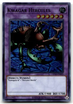 Kwagar Hercules OP18-EN009 Unlimited Super Rare Yu-Gi-Oh TCG LP - Image 1
