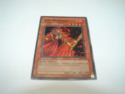 Fire Princess Yu-Gi-Oh! LON-034 Super Rare Foil Vintage Original MP!!! - Image 1