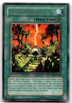 Pandemonium DR1-EN256 Unlimited Rare Yu-Gi-Oh TCG MP - Image 1