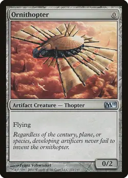 ORNITHOPTER x4 mtg EX/NM M11 Magic Core 2011 4 Unc - Image 1