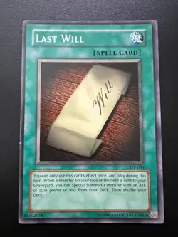 Last Will SYE-031 Common Unlimited Near Mint Yugioh - Image 1