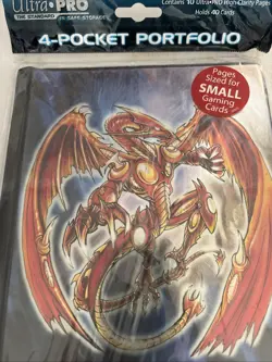 Ultra Pro Yugioh TCG Binder 10 Page 4 Pocket Vintage New - Image 4