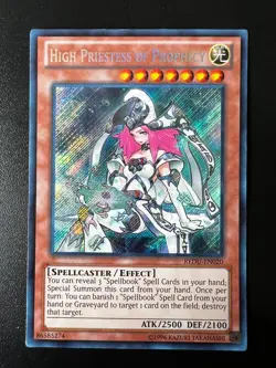 High Priestess of Prophecy REDU-EN020 Secret Rare Unlimited LP Yugioh - Image 1