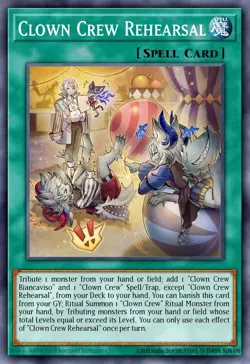 BLZD-EN059 "Clown Crew Rehearsal" Super Rare PREORDER Yu-Gi-Oh! - Image 1