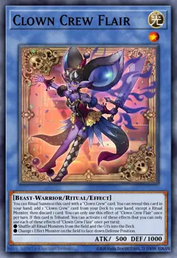 BLZD-EN029 "Clown Crew Flair" Super Rare PREORDER Yu-Gi-Oh! - Image 1