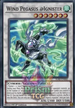 1st ed Wind Pegasus @Ignister super rare IGAS-EN042 Yugioh - Image 1