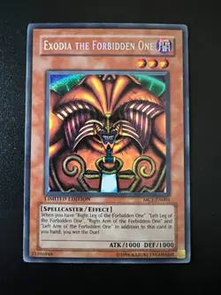 Exodia the Forbidden One MC1-EN001 Secret Rare Near Mint Yugioh - Image 1