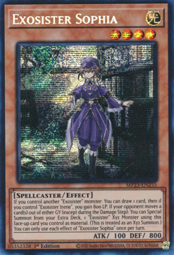 [Prismatic Secret Rare] YuGiOh - Exosister Sophia - NM/M MP23-EN255 1st Ed - Image 1