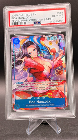 Boa Hancock OP07-051 PSA 10 Gem Mint One Piece Seven Warlords Sea - Image 1