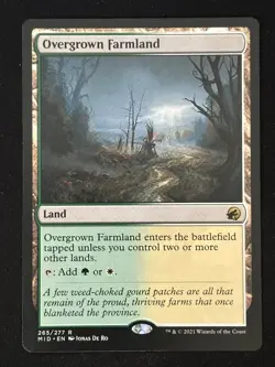 1x MTG Overgrown Farmland - Innistrad: Midnight Hunt (MID) #265 - Magic - Image 3