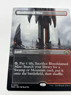 Bloodstained Mire (Borderless) #352 (NM) Modern Horizons 3 MH3 Magic MTG - Image 3