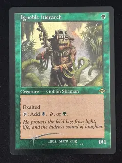 1x MTG Ignoble Hierarch (Retro Frame) (Foil Etched) - Modern Horizons 2 (MH2) - Image 1