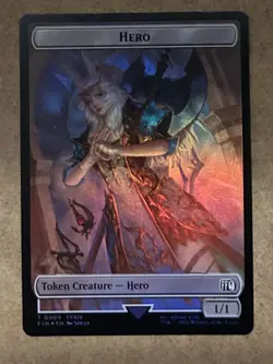 Foil* Hero / Treasure Double-Sided Token - Final Fantasy 0009 / 0023 - NM MTG - Image 1
