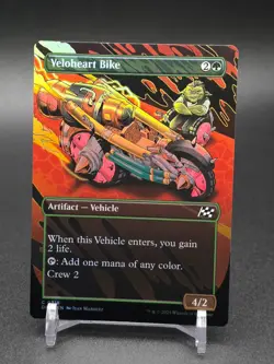 Veloheart Bike 318 - MTG -Aetherdrift - NM Foil (Borderless) - Image 1