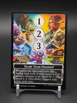 Start Your Engines / Max Speed TDFT Aetherdrift MTG 14 TOKEN M/NM - Image 1