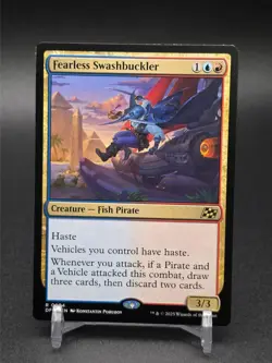 MTG: Fearless Swashbuckler, Foil, Aetherdrift, Pack Fresh - Image 1