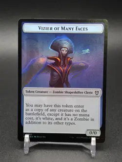 Token - Angel of Sanctions Vizier of Many Faces (1/226) DRC MTG MAGIC FOIL - Image 2