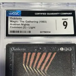 MTG Arabian Nights OUBLIETTE Light CGC 9 Mint Graded Magic The Gathering - Image 3